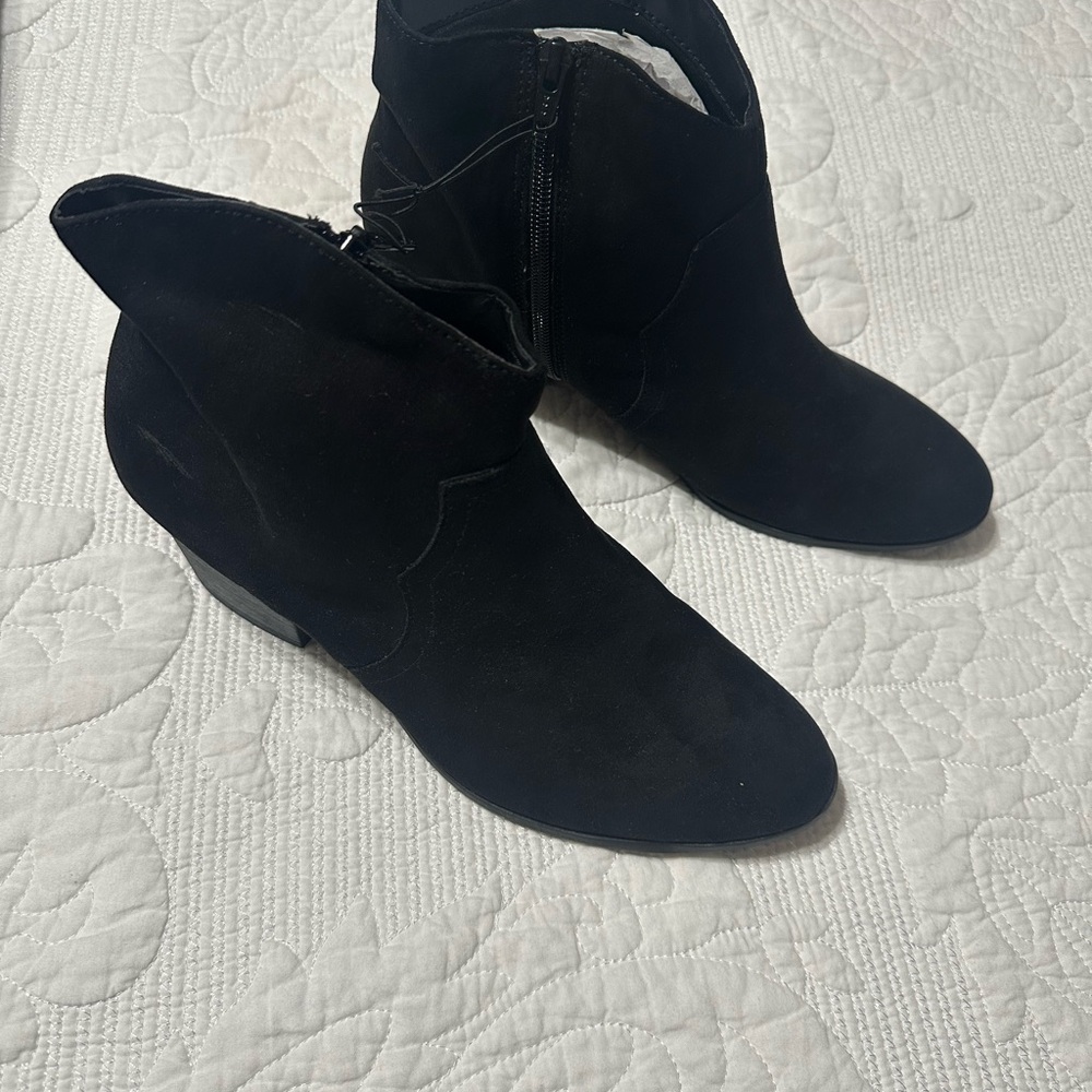 Faded Glory Women's Sleek Black Ankle Booties